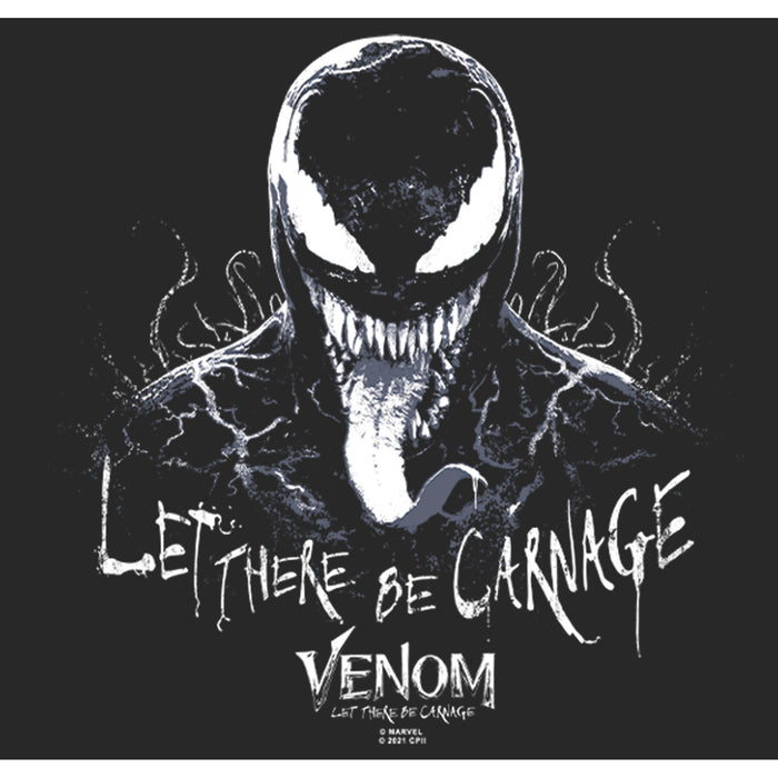 Fifth Sun Women's Marvel Venom: Let There Be Carnage Black And White T-Shirt