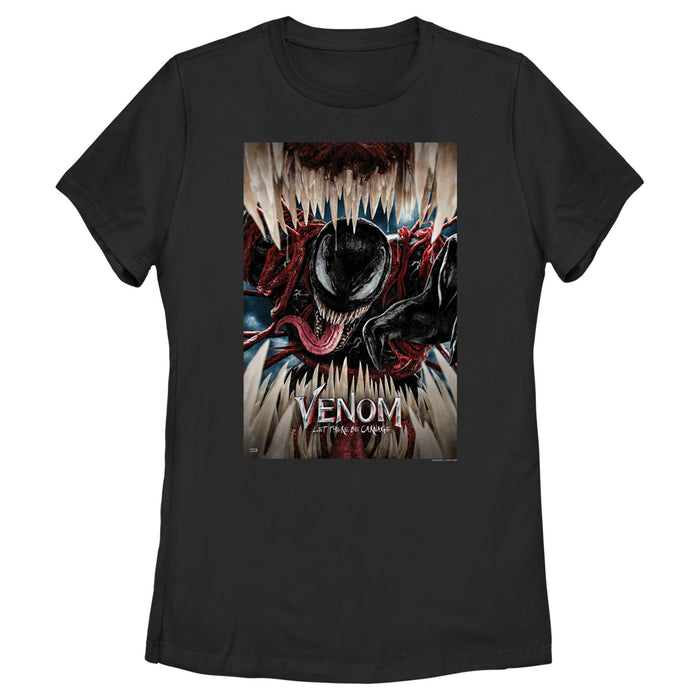 fifth sun Women's Marvel Venom: Let There be Carnage Razor Teeth T-Shirt