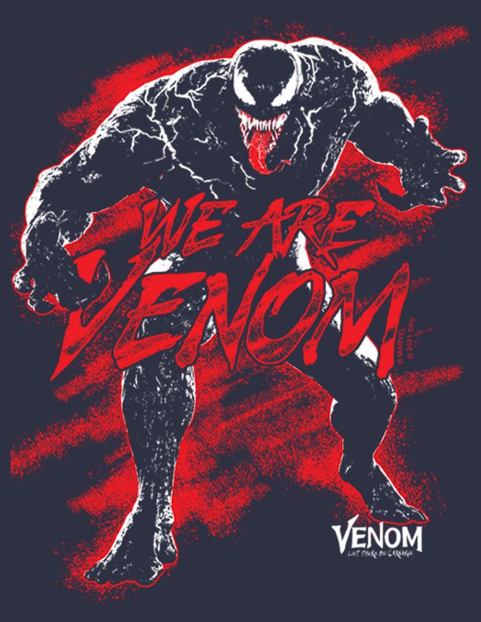 Fifth Sun Women's Marvel Venom: Let There Be Carnage We Are Venom Red T-Shirt