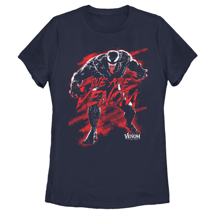 fifth sun Women's Marvel Venom: Let There be Carnage We are Venom Red T-Shirt