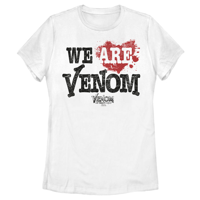 fifth sun Women's Marvel Venom: Let There be Carnage We are Venom Heart T-Shirt