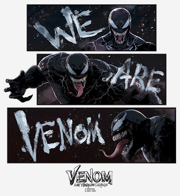 Fifth Sun Women's Marvel Venom: Let There Be Carnage We Are Venom Comic T-Shirt
