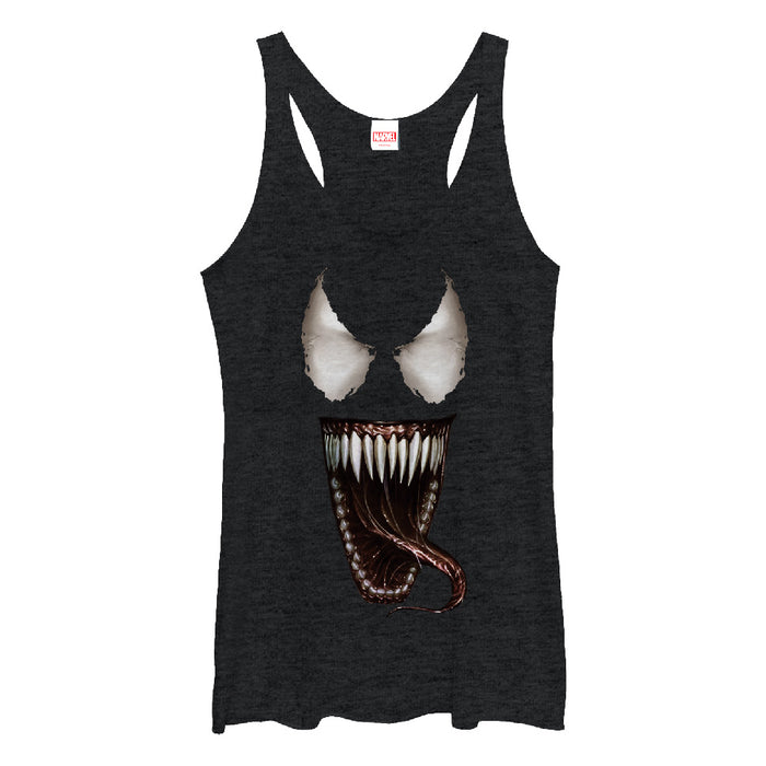 fifth sun Women's Marvel Venom Tongue Racerback Tank Top