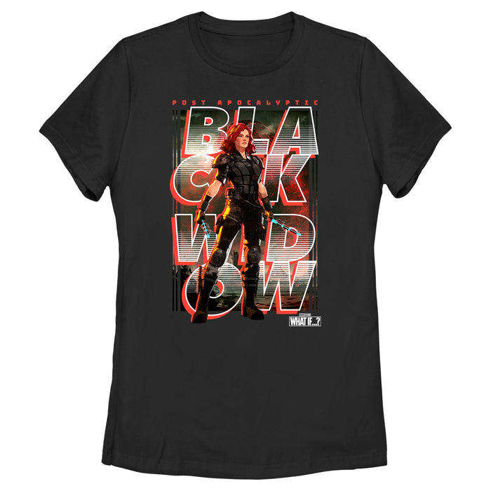 fifth sun Women's Marvel What if…? Apocalypse Black Widow T-Shirt