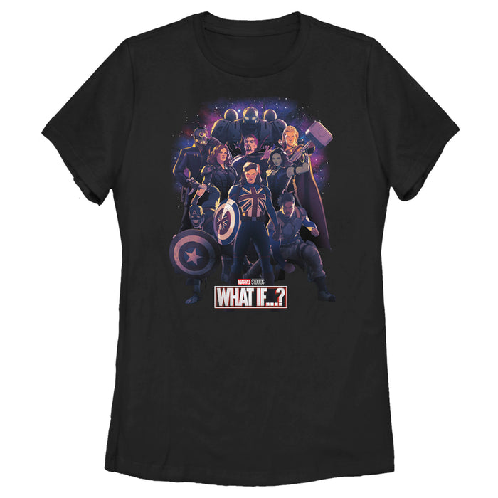 fifth sun Women's Marvel What if…? Group Pose T-Shirt