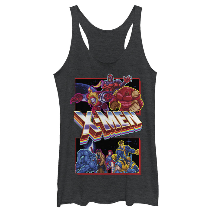 fifth sun Women's Marvel X-Men Arcade Crew Racerback Tank Top