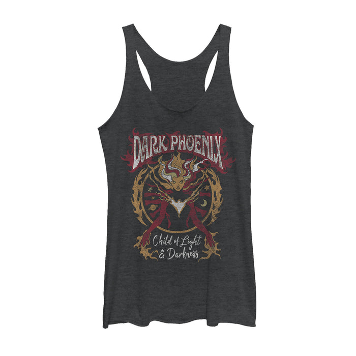 fifth sun Women's Marvel X-Men Dark Phoenix Rock n Roll Racerback Tank Top