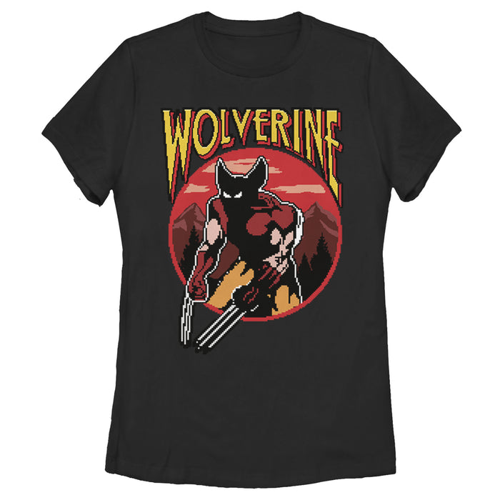 fifth sun Women's Marvel X-Men Pixel Wolverine T-Shirt