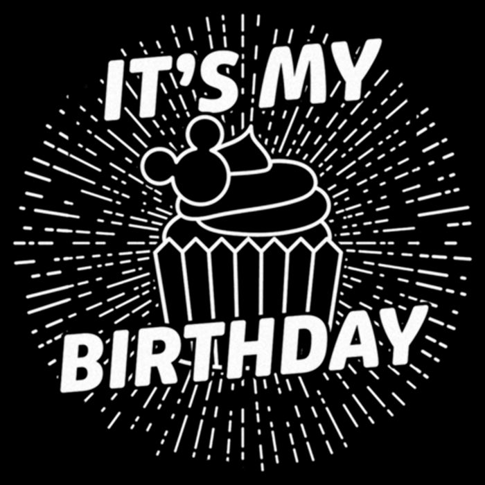 Fifth Sun Women's Mickey & Friends It's My Birthday Cupcake T-Shirt