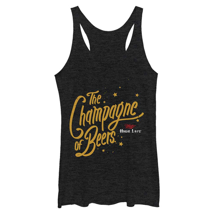 fifth sun Women's Miller High Life Champagne of Beers Racerback Tank Top
