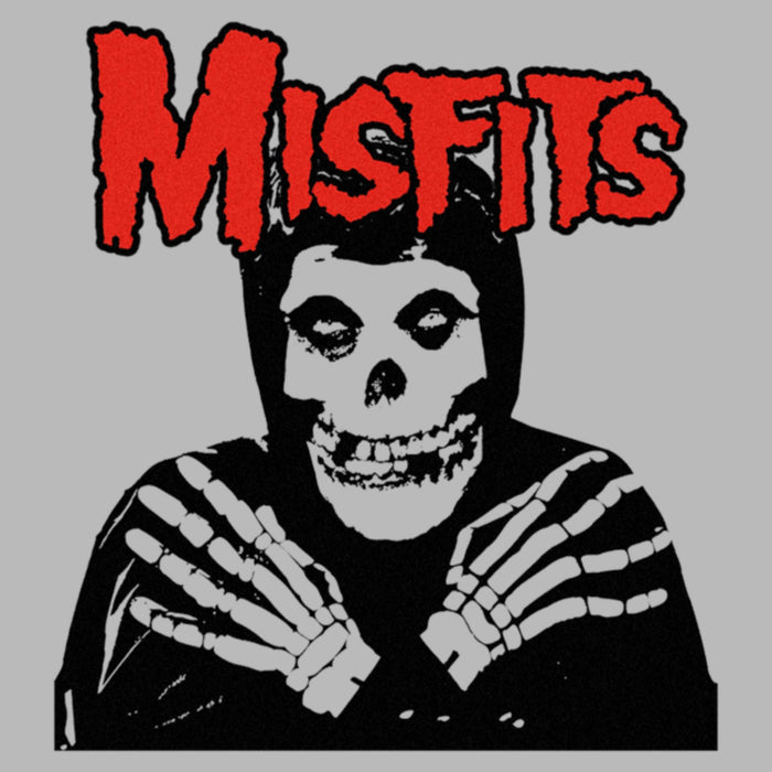 Fifth Sun Women's Misfits Fiend Skull Red Logo T-Shirt