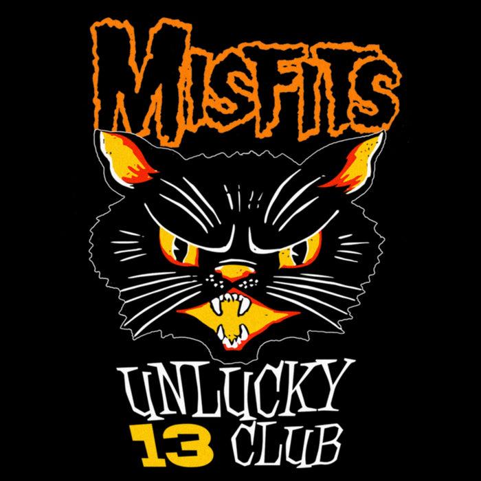 Fifth Sun Women's Misfits Unlucky 13 Club Cat T-Shirt