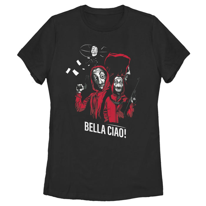 fifth sun Women's Money Heist Bella Ciao Bandits T-Shirt
