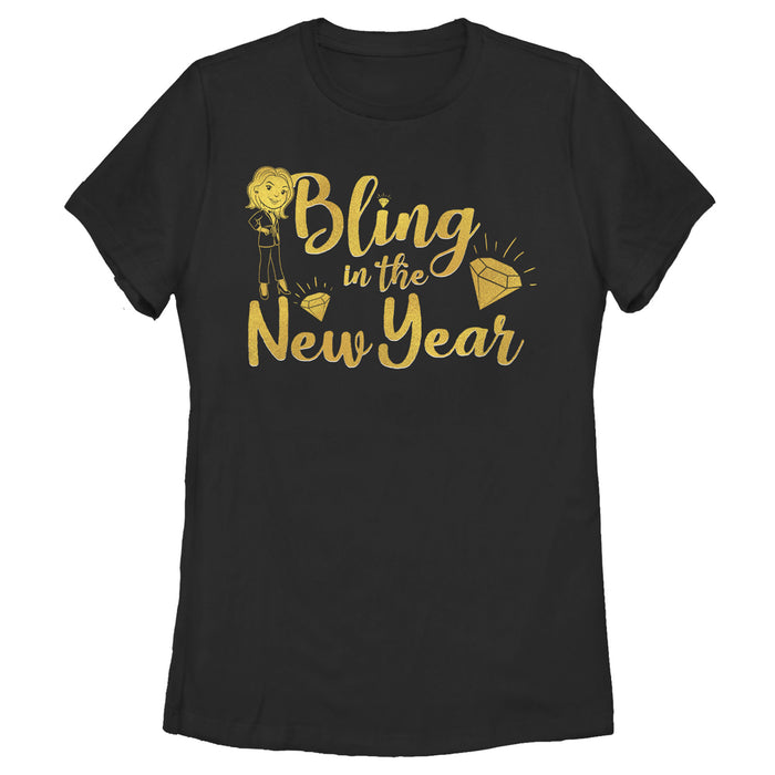fifth sun Women's Monopoly Bling in the New Year T-Shirt