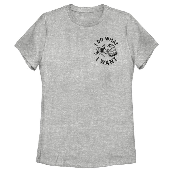 fifth sun Women's Monopoly Do What I Want Escape T-Shirt