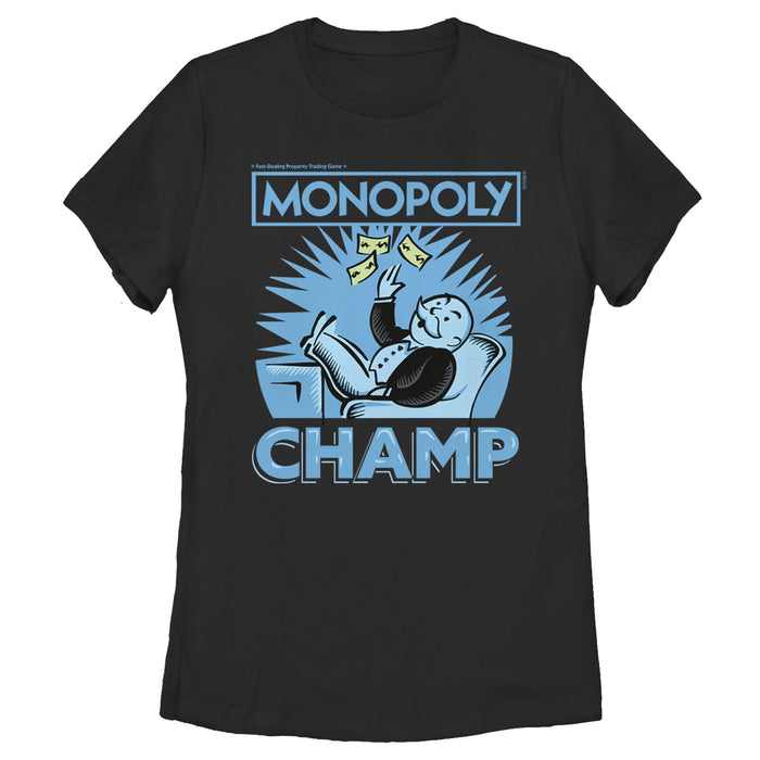 fifth sun Women's Monopoly Uncle Pennybags Champ T-Shirt