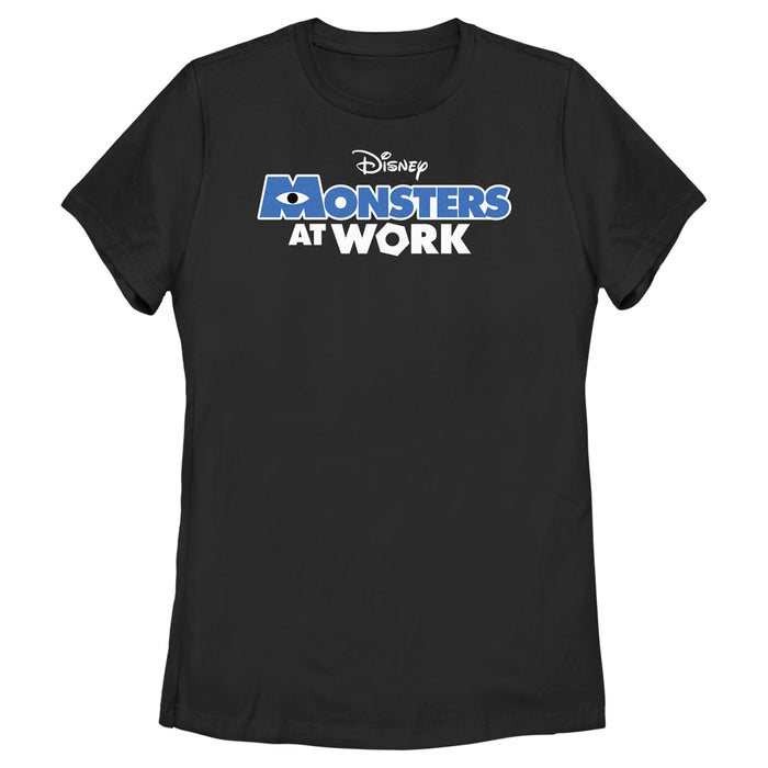 fifth sun Women's Monsters at Work Classic Logo Tee T-Shirt