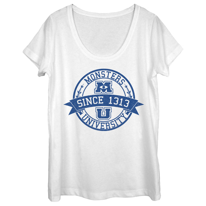 fifth sun Women's Monsters Inc University Since 1313 Scoop Neck