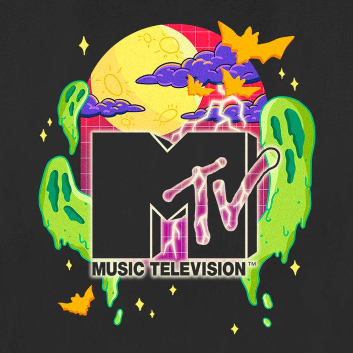 Fifth Sun Women's MTV Colorful Halloween Logo T-Shirt