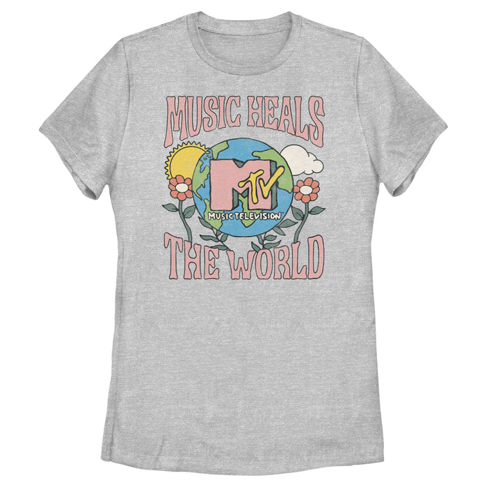 fifth sun Women's MTV Music Heals the World T-Shirt