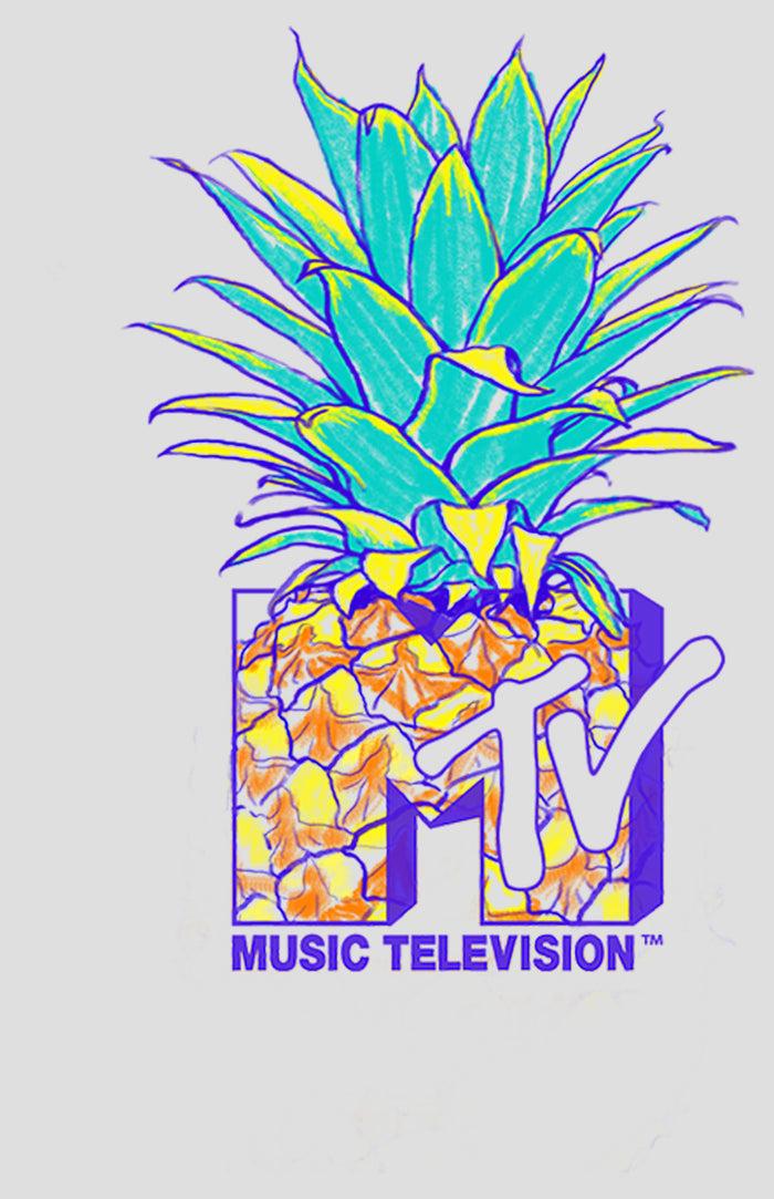 Fifth Sun Women's MTV Pineapple Logo Racerback Tank Top