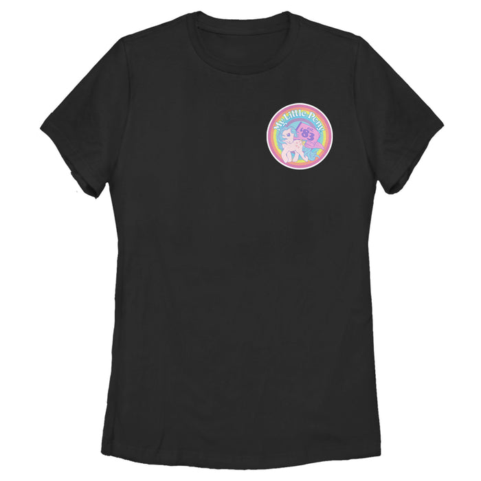 fifth sun Women's My Little Pony Retro '80s Badge T-Shirt