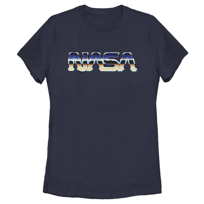 fifth sun Women's NASA Desert Landscape Logo T-Shirt