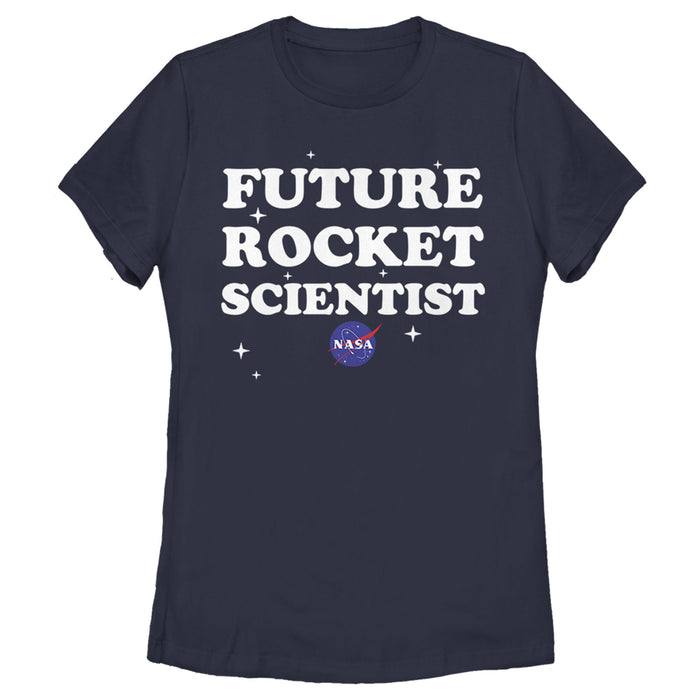 fifth sun Women's NASA Future Rocket Scientist of the Stars T-Shirt