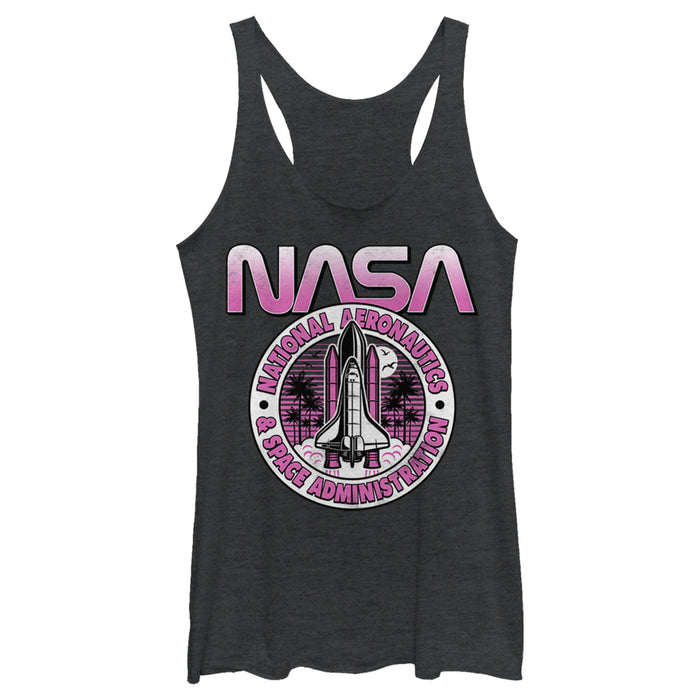 fifth sun Women's NASA Shuttle Emblem Racerback Tank Top