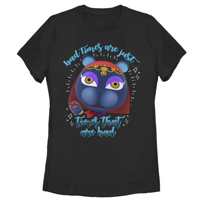 fifth sun Women's Nintendo Animal Crossing Bad Times Are Just Times That Are Bad T-Shirt
