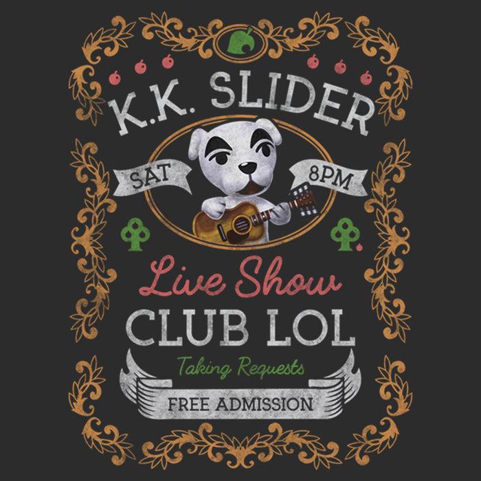 Fifth Sun Women's Nintendo Animal Crossing K.K. Slider Live Show T-Shirt