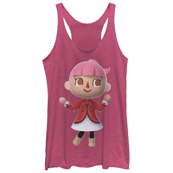 fifth sun Women's Nintendo Animal Crossing Villager Racerback Tank Top