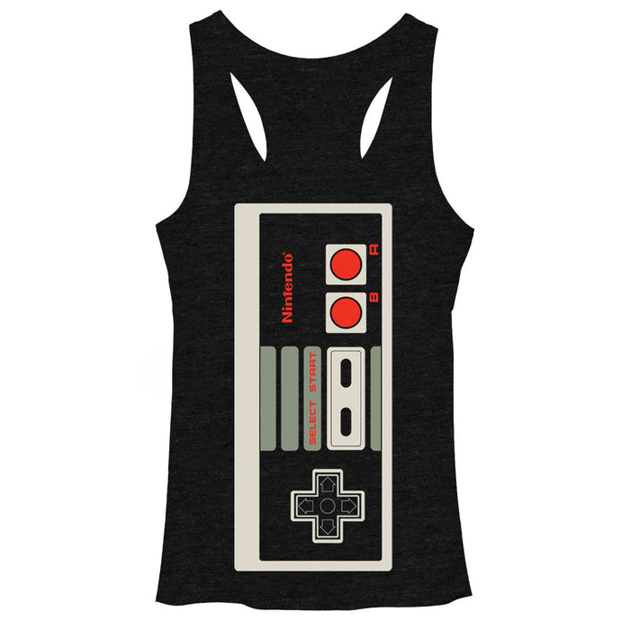 fifth sun Women's Nintendo Big NES Controller Racerback Tank Top