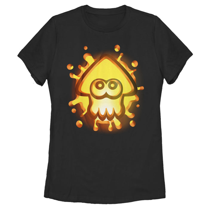 fifth sun Women's Nintendo Halloween Splatoon Pumpkin T-Shirt