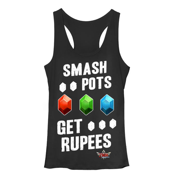 fifth sun Women's Nintendo Legend of Zelda Get Rupees Racerback Tank Top