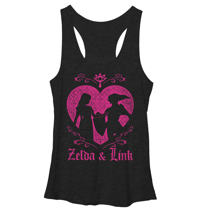 fifth sun Women's Nintendo Legend of Zelda Link Love Racerback Tank Top