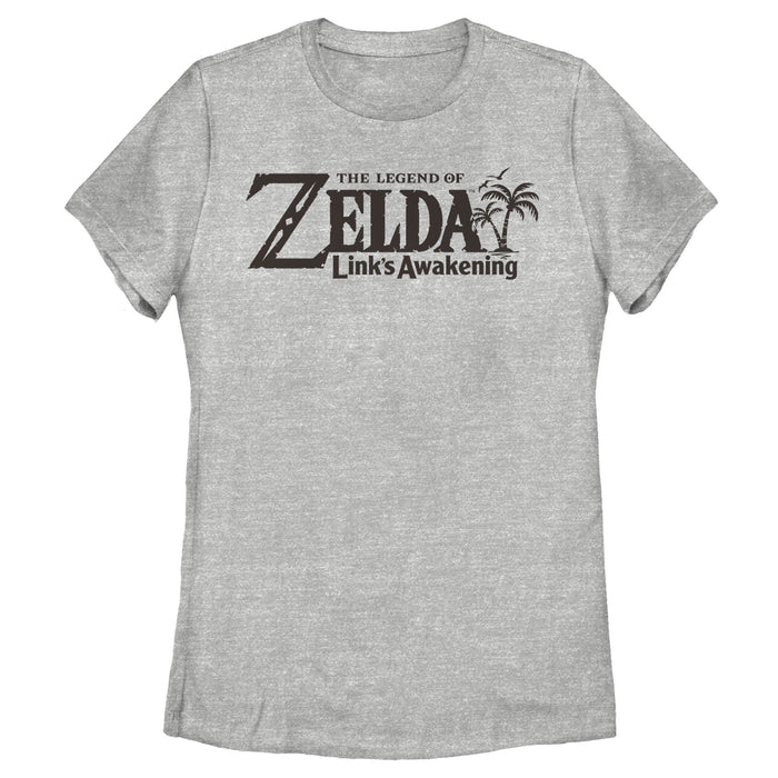 Fifth Sun Women's Nintendo Legend Of Zelda Link's Awakening Switch Logo T-Shirt