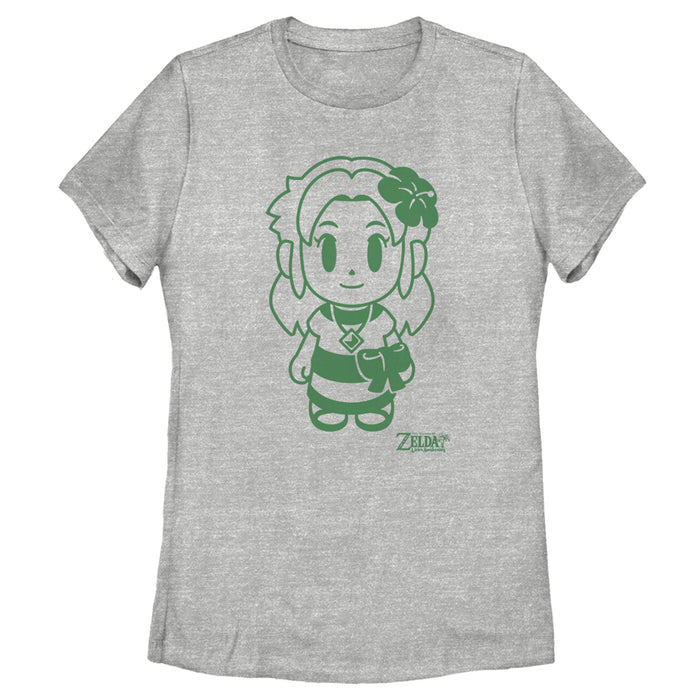 Fifth Sun Women's Nintendo Legend Of Zelda Link's Awakening Sleek Marin Avatar T-Shirt