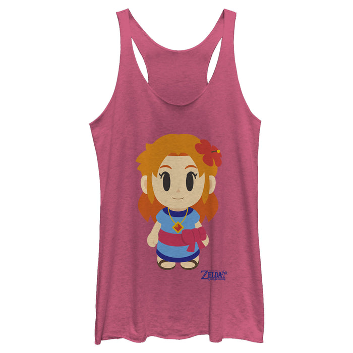 Fifth Sun Women's Nintendo Legend Of Zelda Link's Awakening Marin Avatar Racerback Tank Top