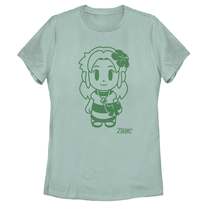 Fifth Sun Women's Nintendo Legend Of Zelda Link's Awakening Sleek Marin Avatar T-Shirt
