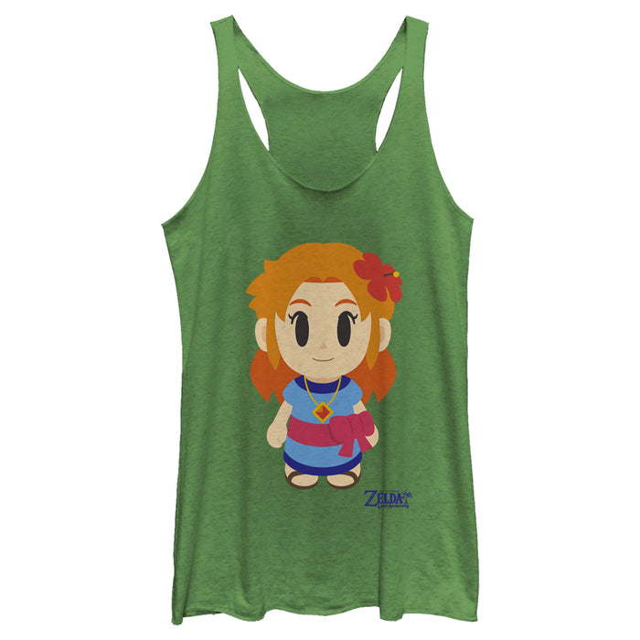 Fifth Sun Women's Nintendo Legend Of Zelda Link's Awakening Marin Avatar Racerback Tank Top