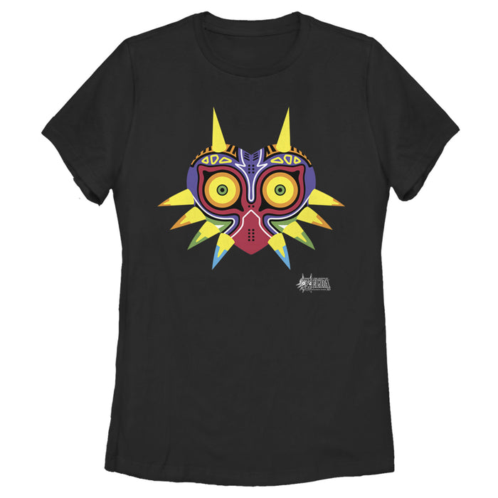 fifth sun Women's Nintendo Legend of Zelda Majora's Mask Design T-Shirt