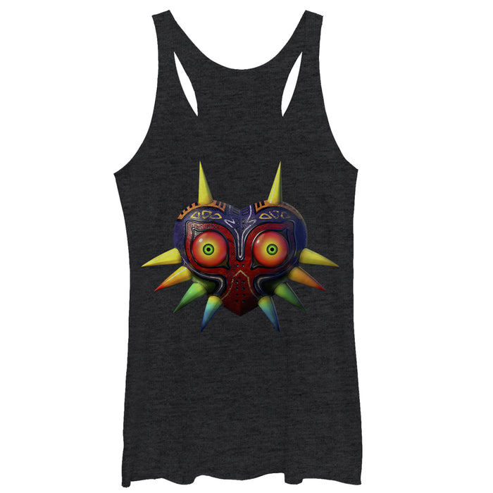 fifth sun Women's Nintendo Legend of Zelda Majora's Mask Racerback Tank Top