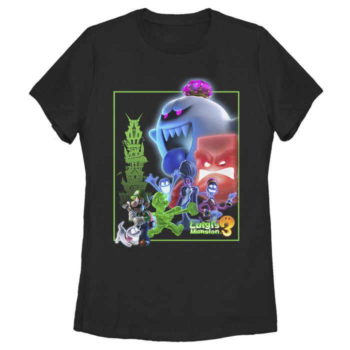 fifth sun Women's Nintendo Luigi's Mansion Mash-up T-Shirt