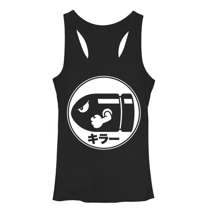 fifth sun Women's Nintendo Mario Bullet Racerback Tank Top
