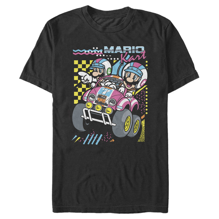 fifth sun Women's Nintendo Mario Kart 90's Art T-Shirt