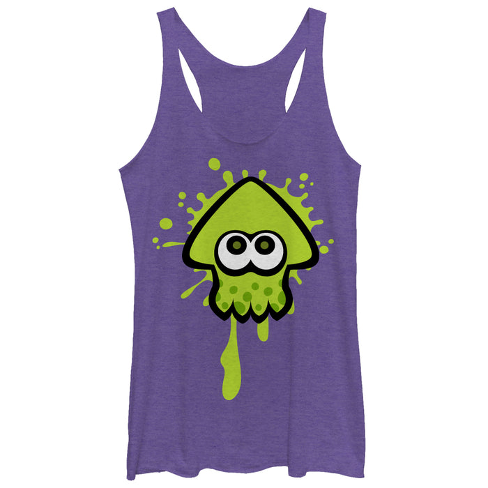 fifth sun Women's Nintendo Splatoon Inkling Squid Racerback Tank Top