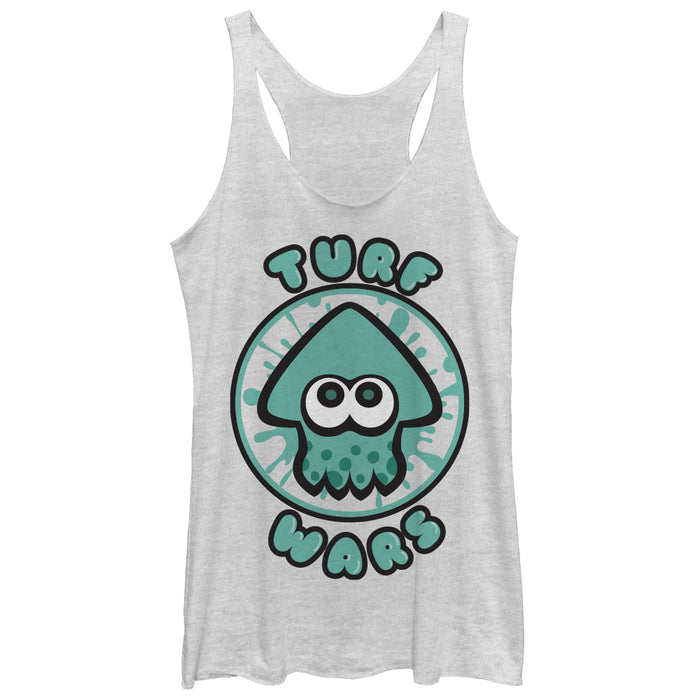 fifth sun Women's Nintendo Splatoon Turf Wars Racerback Tank Top