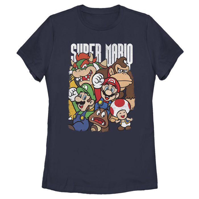 fifth sun Women's Nintendo Super Mario Party T-Shirt