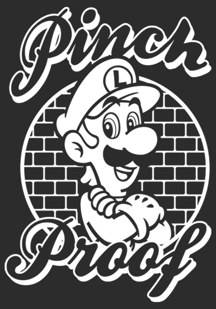 Fifth Sun Women's Nintendo Super Mario St. Patrick's Day Pinch Proof Luigi Retro T-Shirt